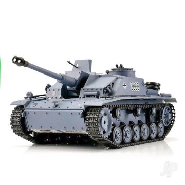 Henglong 1:16 German Stug III RC Tank - Shoots, smokes and sounds!