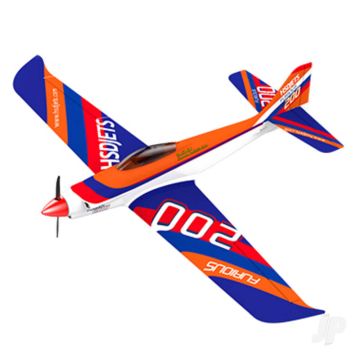 HSD Jets Furious 200 Blue Dragonfly RC Plane PNP (no Tx/Rx/Bat) 100+mph!