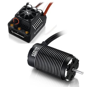 Hobbywing Combo Ezrun Max6 ESC 4985-1650kv Motor (Black) 5mm