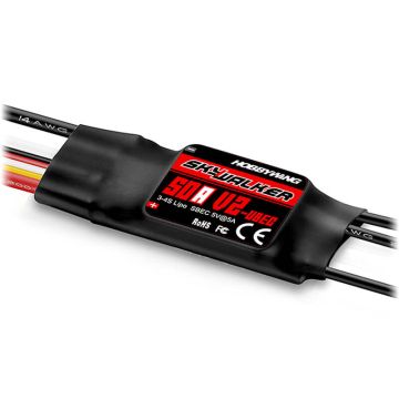 Hobbywing Skywalker 50A V2 V-BEC ESC Speed Control for RC Planes