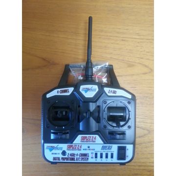 Top Gun Park Flite Suplex | 4 Channel Transmitter & 6 Channel Receiver Combo | Mode 1 | 2.4Ghz