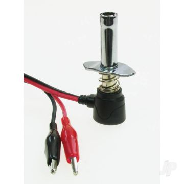JP Lock On Glow Plug Start Igniter Clip Short w/Croc Clips for RC Nitro Engine
