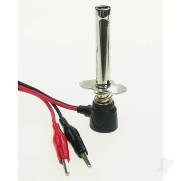 JP Lock On Glow Plug Start Igniter Clip Long w/Croc Clips for RC Nitro Engine