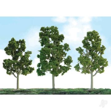 JTT Scenic Sycamore, 5in to 5.5in, HO-Scale, (3 per pack)