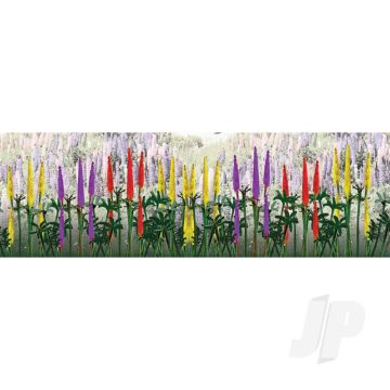 JTT 95542 Lupines, 1" Tall, O-Scale, (8 pack) For Scenic Diorama Model Trains