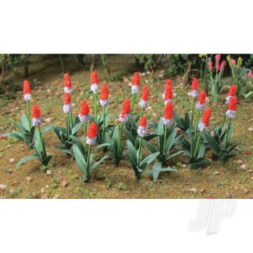 JTT 95594 Primula Vialli, HO-Scale, (32 pack) For Scenic Diorama Model Trains