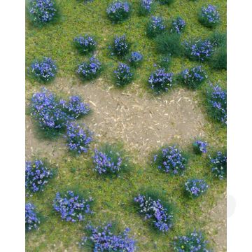 JTT 95606 Flowering Meadow Purple, 5"x7", Sheet For Scenic Diorama Model Trains