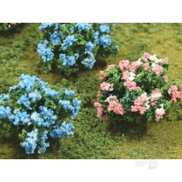 JTT 95610 Hydrangea, O-Scale, (6 pack) For Scenic Diorama Model Trains