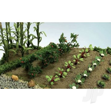 JTT 95704 Veggies in Bloom Scenic Diorama Set for Model Trains