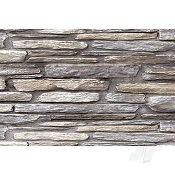 JTT 97444 Random Coarse Stone, 1/100, HO-Scale, (2 pack) For Scenic Diorama Model Trains