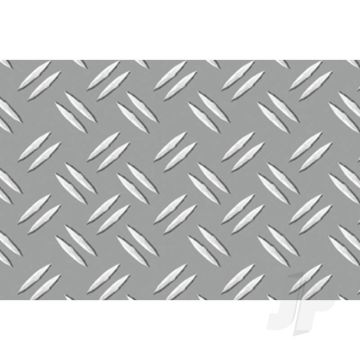JTT 97452 Double Diamond Plate, 1/24, G-scale, (2 pack) For Scenic Diorama Model Trains