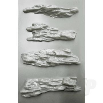 JTT 97471 Rocky Ridge Small, All-Scale, (2 pack) For Scenic Diorama Model Trains