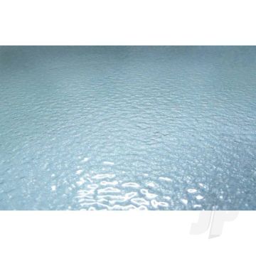 JTT 97475 Slow Flowing Water, All-Scale, (2 pack) For Scenic Diorama Model Trains