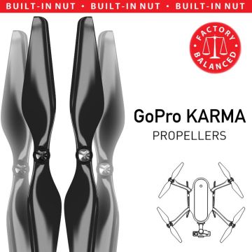 Master Airscrew 10x4.5 MR KR Propeller C Set x4 Black for GoPro KARMA 