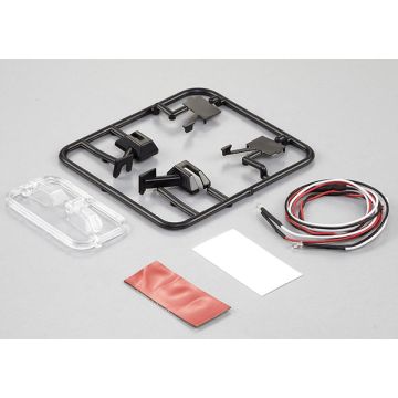 Killerbody RC Car Wing Mirror Type "E" w/LED Unit Set 1/10 Truck