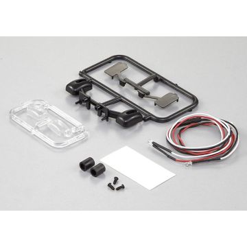 Killerbody RC Car Wing Mirror Type "E" w/LED Unit Set 1/10 Truck