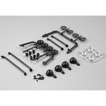 Killerbody RC Car Roll Bar And Light Set Truck Bed 1/10 Truck