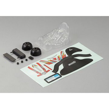 Killerbody RC Car Driver Figure w/Helmet & Seat 1/10 Scale