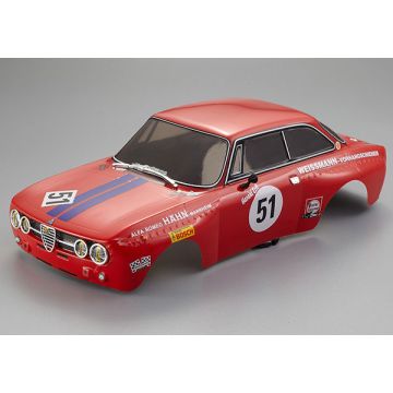 Killerbody RC Car Alfa Romeo 2000 GTAM 190mm Finished Body Red