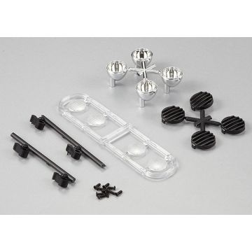 Killerbody RC Car Black Light Set For Roof Rack Type B