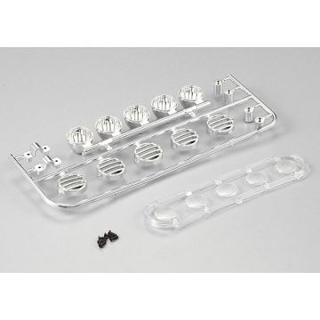 Killerbody RC Car Chrome Light Set For Roof Type A