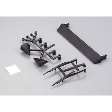 Killerbody RC Car Black Plastic Parts - Lancia Delta HF Integrale