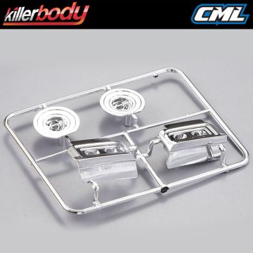 Killerbody Chromed Plastic Par Ts Set Lancia Stratos (1977 Gi