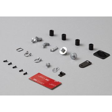 Killerbody RC Car Hooks & Rings Set (Diecast Silver) 1/10 Scale
