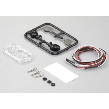 Killerbody RC Car Wing Mirror "C" w/L Ed Unit Set 1/10 Touring Car