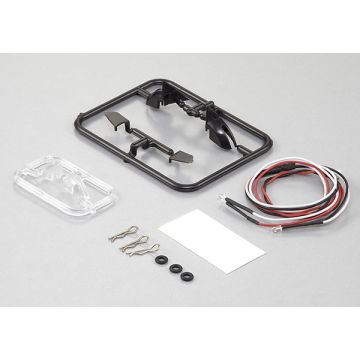 Killerbody RC Car Wing Mirror "D" w/LEDUnit Set 1/10 Touring Ca