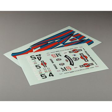 Killerbody RC Car Decal Sheet - Lancia Lc2)