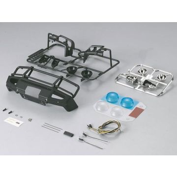 Killerbody RC Car 1/10th Alloy Bumper W/Led Upgrade Sets Matt/Black