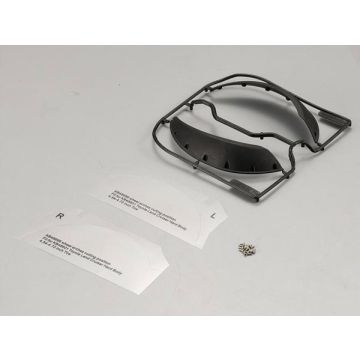 Killerbody RC Car Front Wheel Arches (4.53/4.72" Tyre) For KB48601