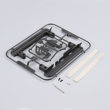 Killerbody RC Car R & L Pedal W/Anti-Skid Plate Stainless Steel