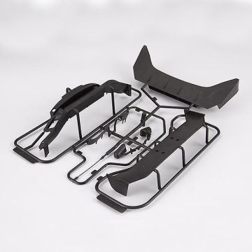 Killerbody RC Car Subaru BRZ R&D Sport Black Plastic Parts Set