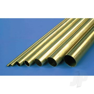 K&S 1143 Round Brass Tube 1/16" x 36" x .014" (1 pcs)