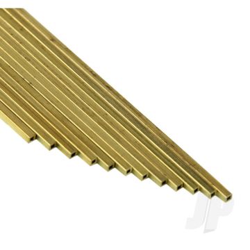K&S 149F Square Brass Tube 1/16" x 36" (12 pcs)