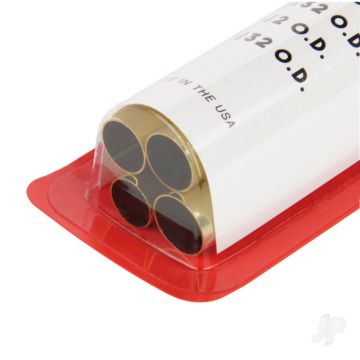 K&S 3401 Round Brass Telescopic Tube Medium OD Assortment Pack 12" x .014"