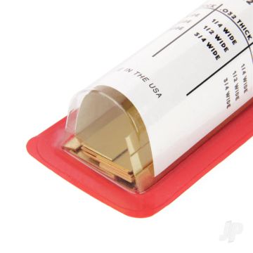 K&S 3407 Brass Strip Sheet Plate Flat Bar Assortment Pack 12”