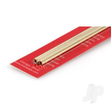 K&S 5088 Small Brass Star  .014" x 12" (2 pcs)