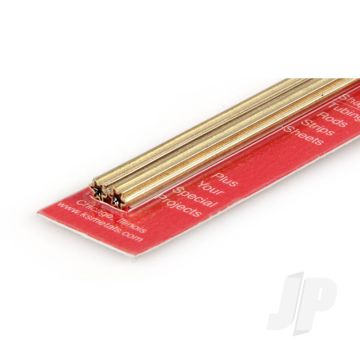 K&S 5089 Large Brass Star  .014" x 12" (2 pcs)