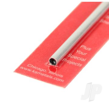 K&S 8104 Round Aluminium Tube 3/16" x 12" x .014" (1 pcs)