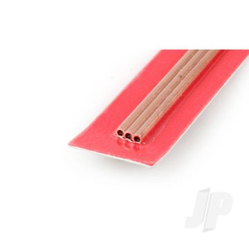 K&S 8118 Round Copper Tube 3/32" x 12" x .014" (3 pcs)
