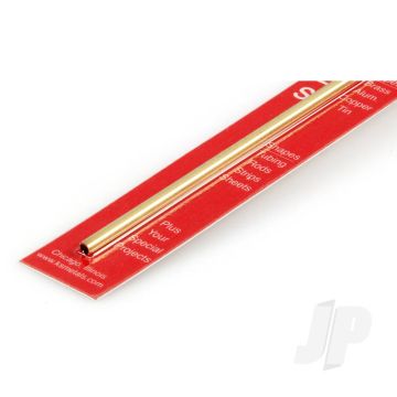 K&S 8128 Round Brass Tube 5/32" x 12" x .014" (1 pcs)