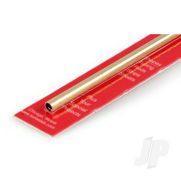 K&S 8130 Round Brass Tube 7/32" x 12" x .014" (1 pcs)