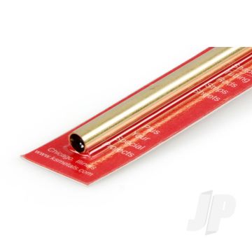 K&S 8132 Round Brass Tube 9/32" x 12" x .014" (1 pcs)