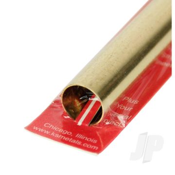 K&S 8143 Round Brass Tube 5/8" x 12" x .014" (1 pcs)