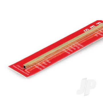 K&S 8152 Square Brass Tube 5/32" x 12" x .014" (1 pcs)