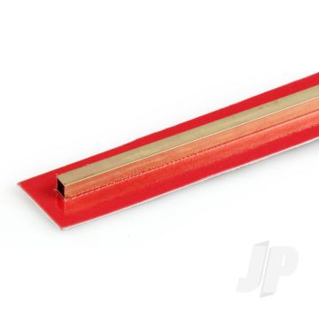 K&S 8154 Square Brass Tube 7/32" x 12" x .014" (1 pcs)
