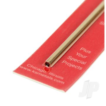 K&S 8273 Hexagon Brass Tube 5/32" x 12" x .014" (1 pcs)